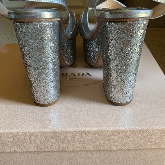 Prada Glitter Heels - Picture 6 of 7